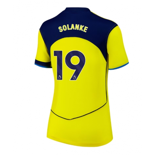 Billige Fotballdrakt Tottenham Hotspur Dominic Solanke #19 Replika Tredjedrakt Dame 2025-26 Kortermet Billige Fotballdrakt Tottenham Hotspur Dominic Solanke #19 Replika Tredjedrakt Dame 2025-26 Kortermet